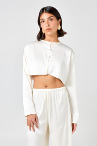 Oyster Satin Co-Ord