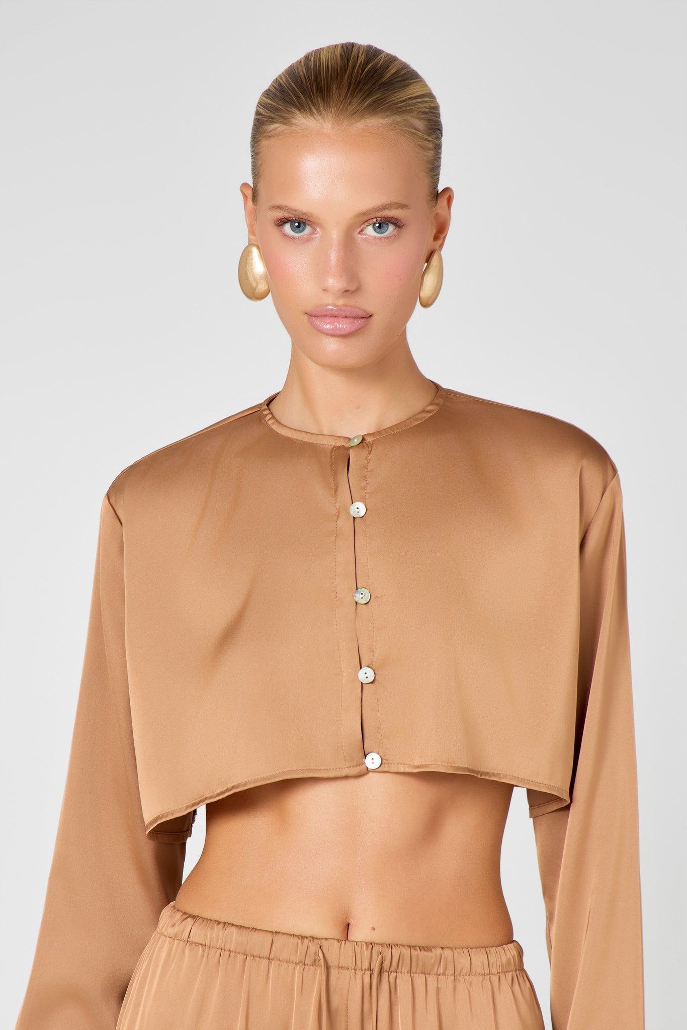 Latte Satin Co-Ord