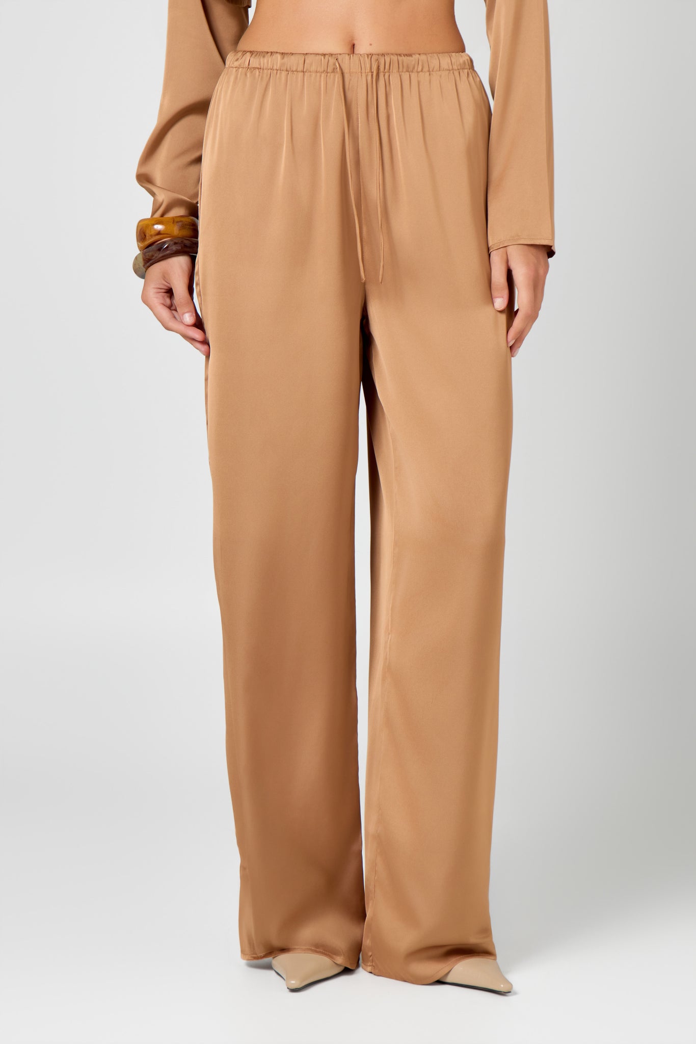 Latte Satin Co-Ord