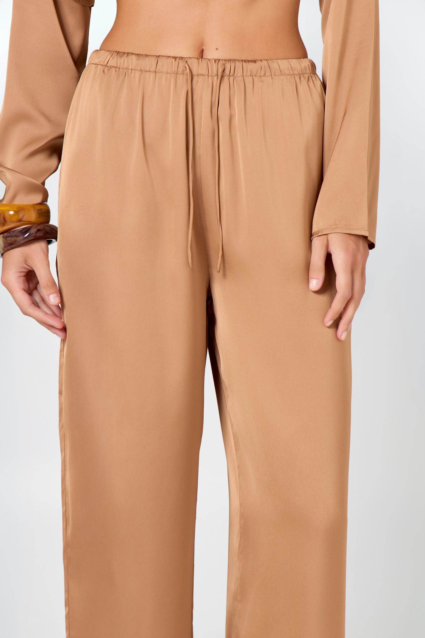 Latte Satin Co-Ord