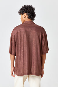 Homme Brown Knit Shirt