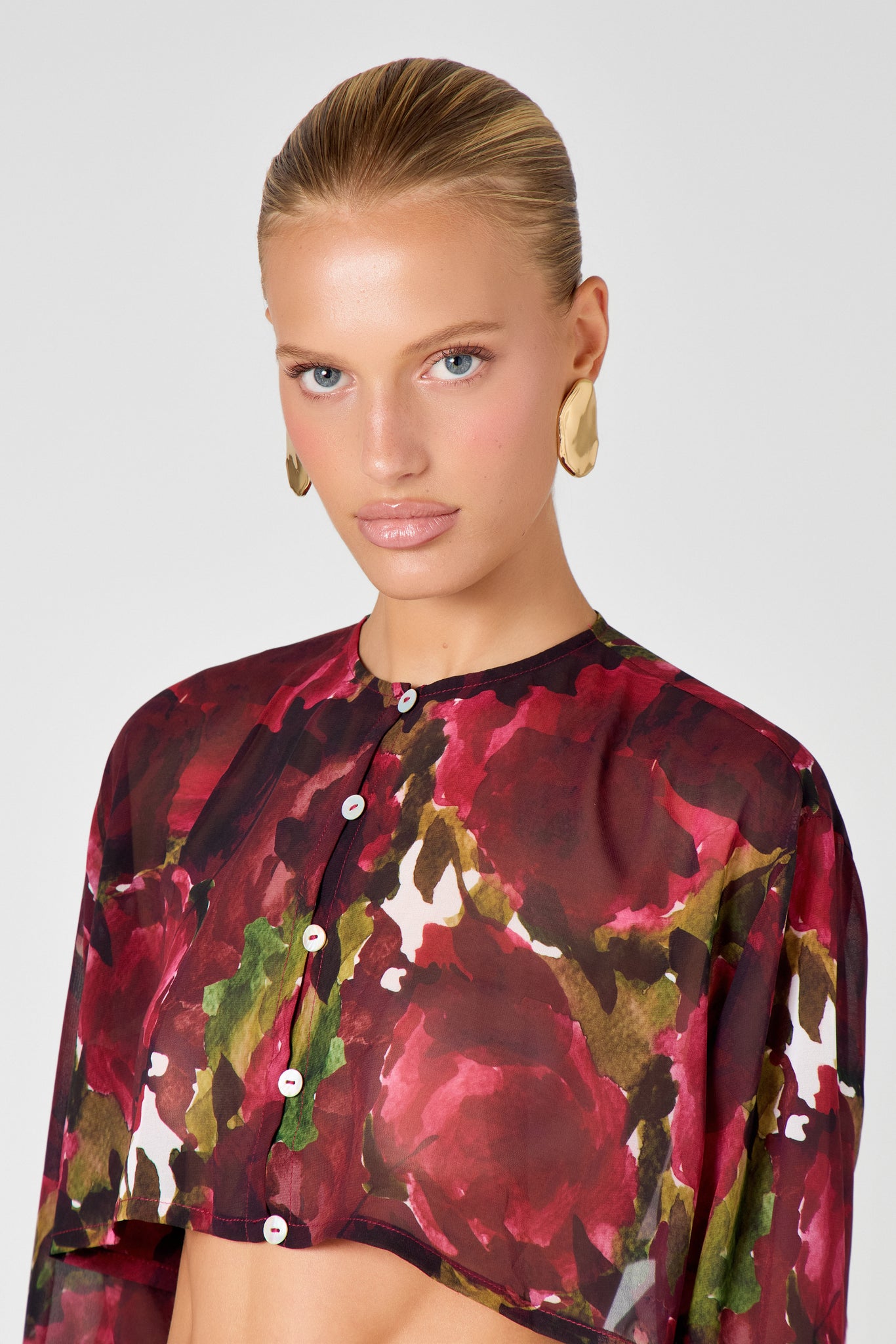 Burgundy Floral Co-Ord