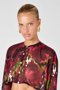 Burgundy Floral Co-Ord