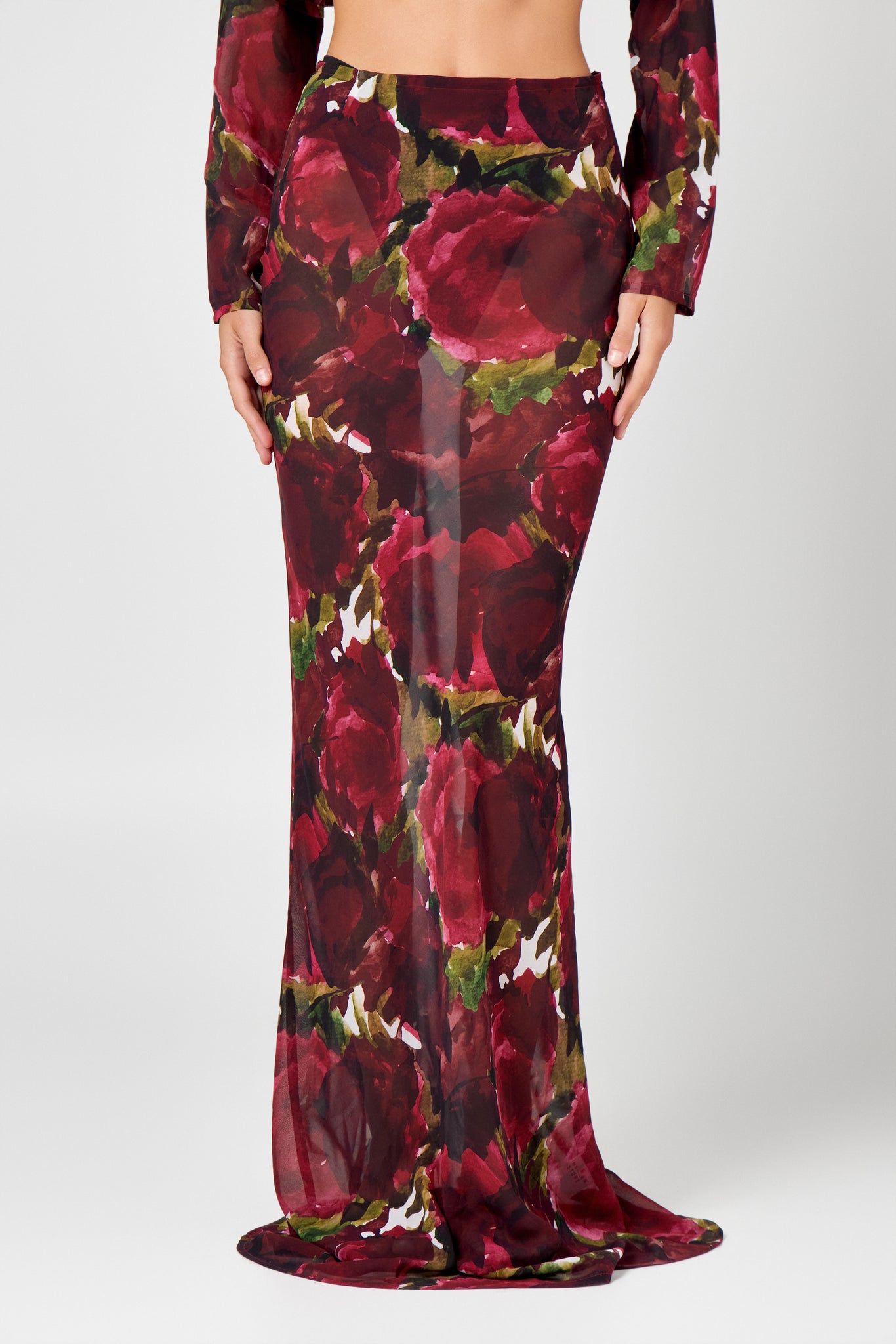 Burgundy Floral Co-Ord