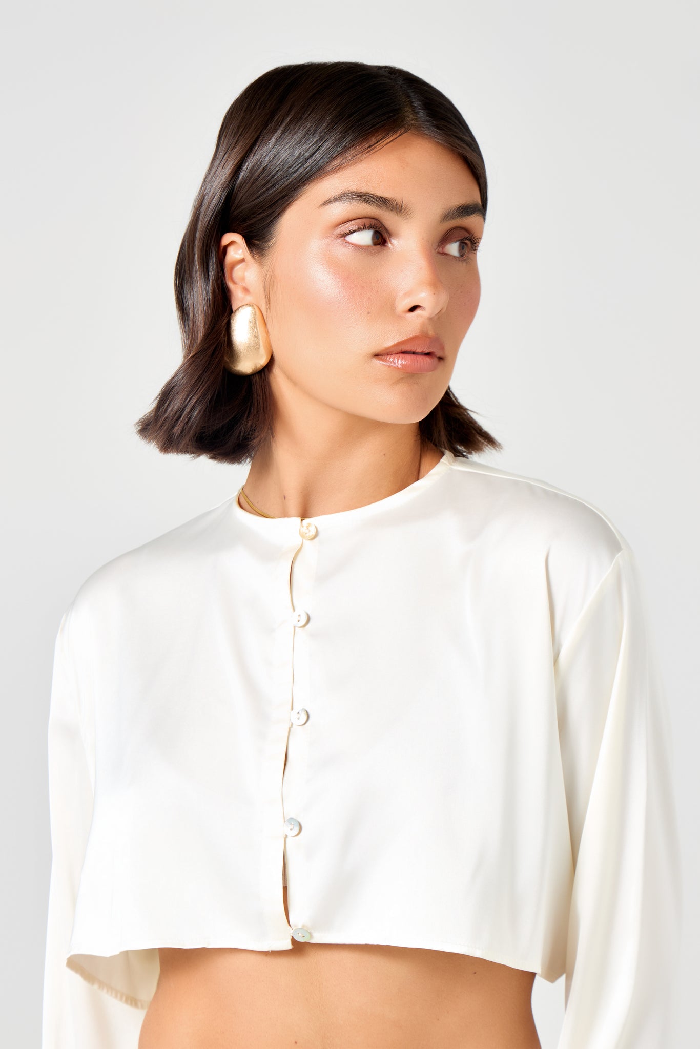 Oyster Satin Co-Ord
