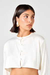 Oyster Satin Co-Ord
