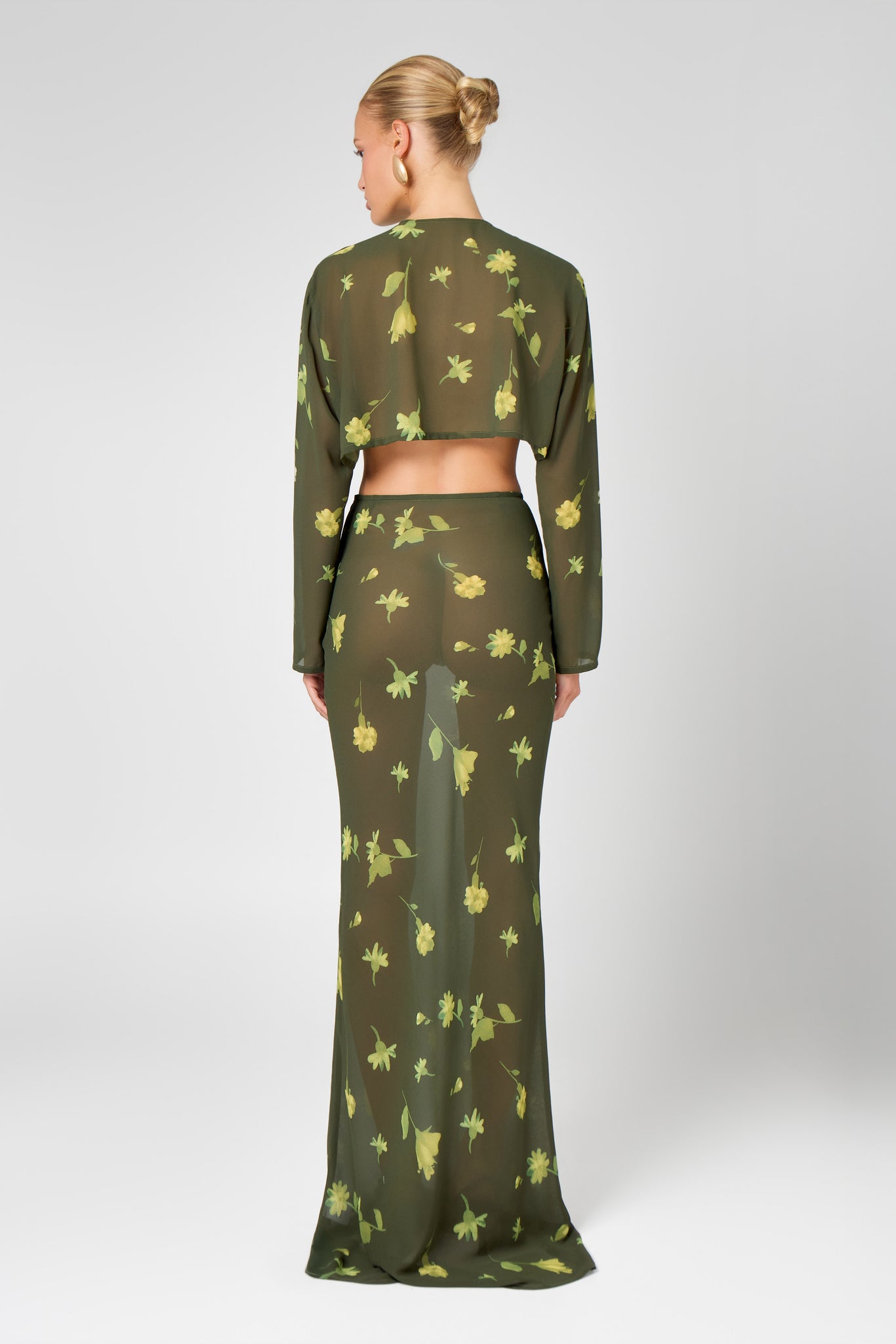 Olive Floral Co-Ord