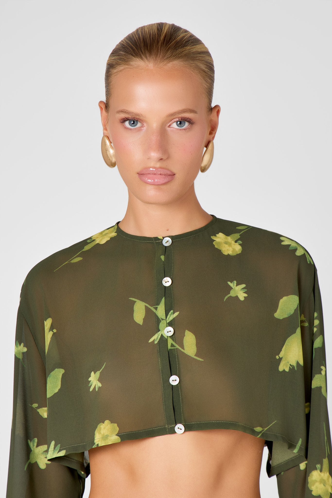 Olive Floral Co-Ord
