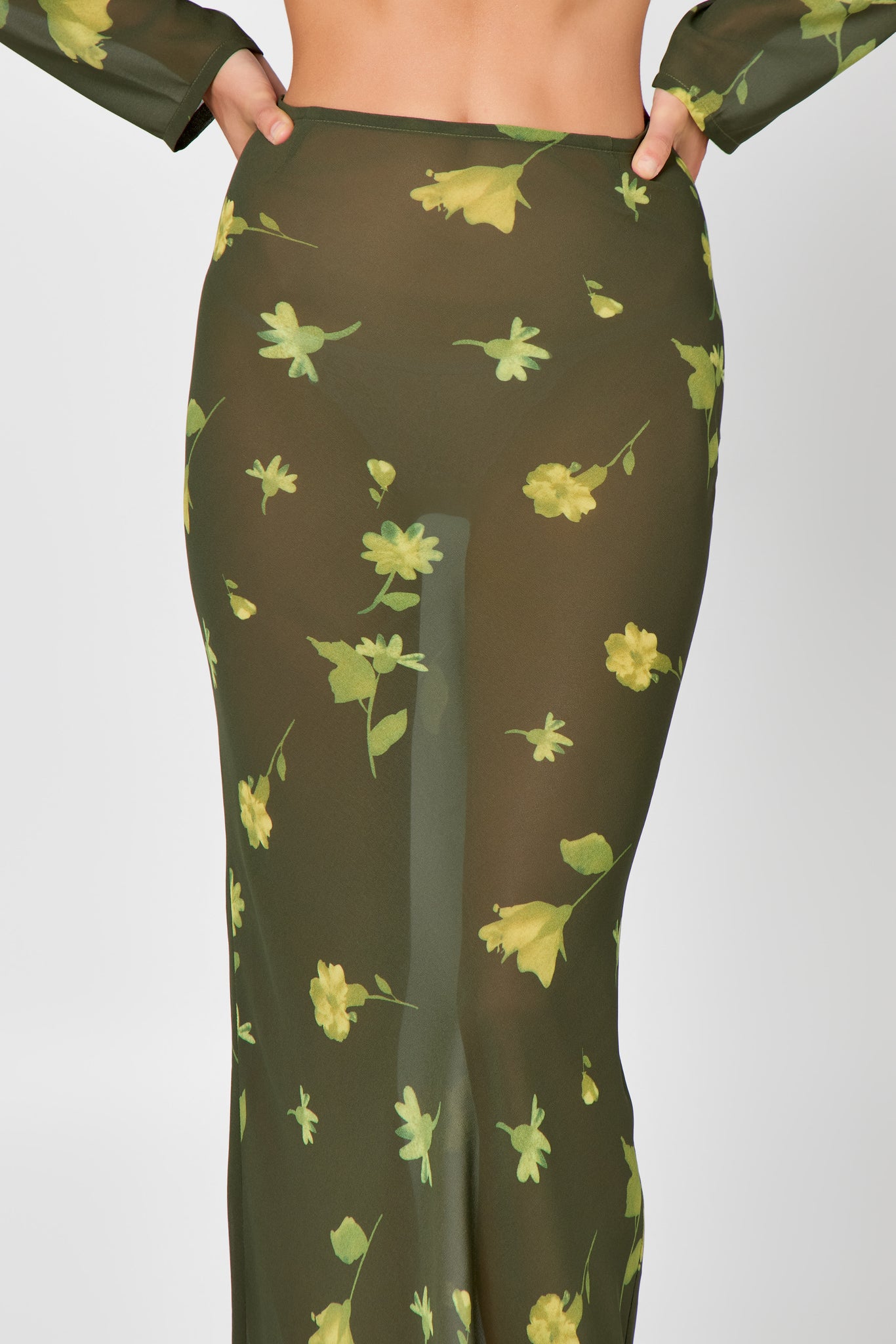 Olive Floral Co-Ord