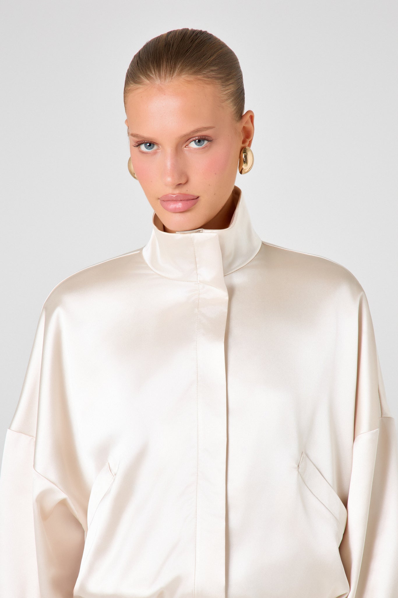 Ivory Funnel Jacket