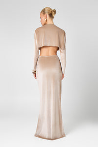 Mink Velvet Maxi Skirt