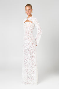 Ivory Lace Sleeves