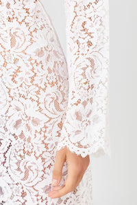 Ivory Lace Sleeves